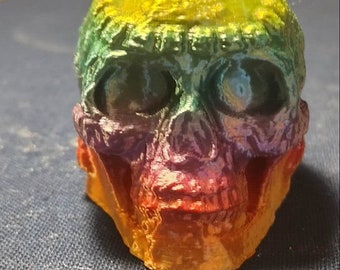 3D-geprinte Mayan Skull Death Whistle - #130