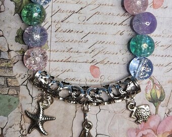 Crystal Bracelet: Mermaid dreams, dreaming of the sea