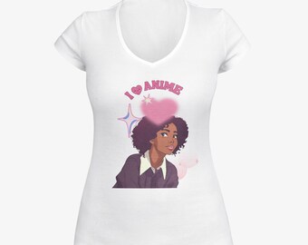 I Love Anime! Tshirts for Black women!