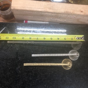 Antique brass candle snuffers perfect condition