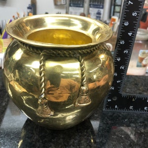 Vintage collectible brass vase
