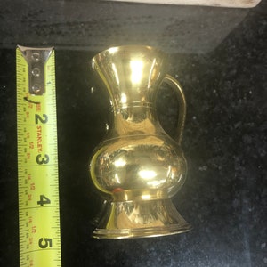 Brass mini pitcher 4 inches tall great for any brass collection made in India