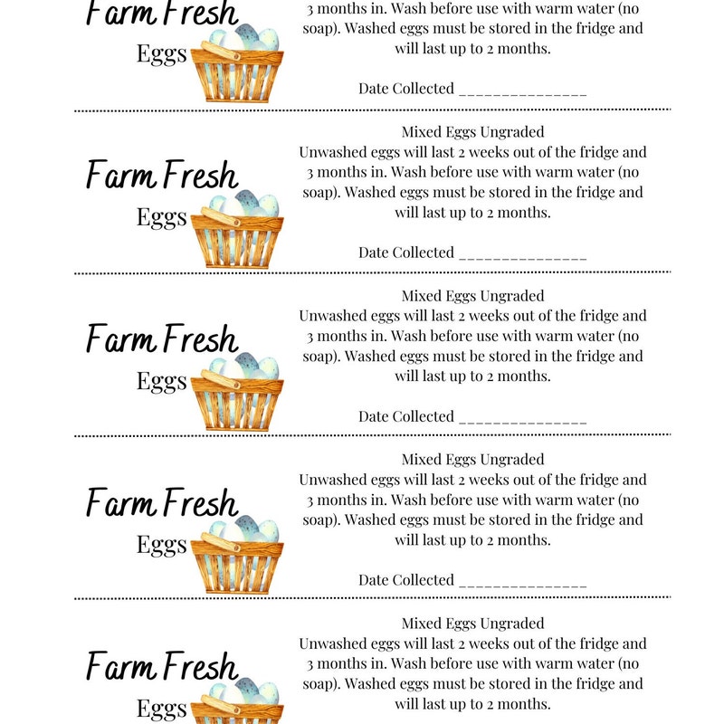 Farm Egg Labels Etsy Farm Egg Labels Etsy