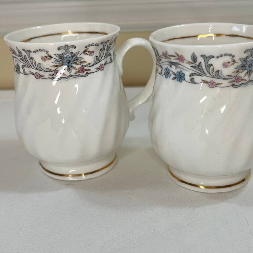 Vintage Cottagecore Hitkari Bone China Tea Cups Etsy
