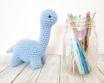 No Sew Bronto Dinosaur Crochet Pattern: Amigurumi Dino (PDF Pattern)