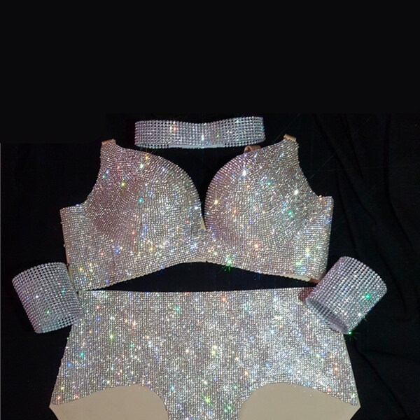 Rhinestone Outfit Set - Etsy