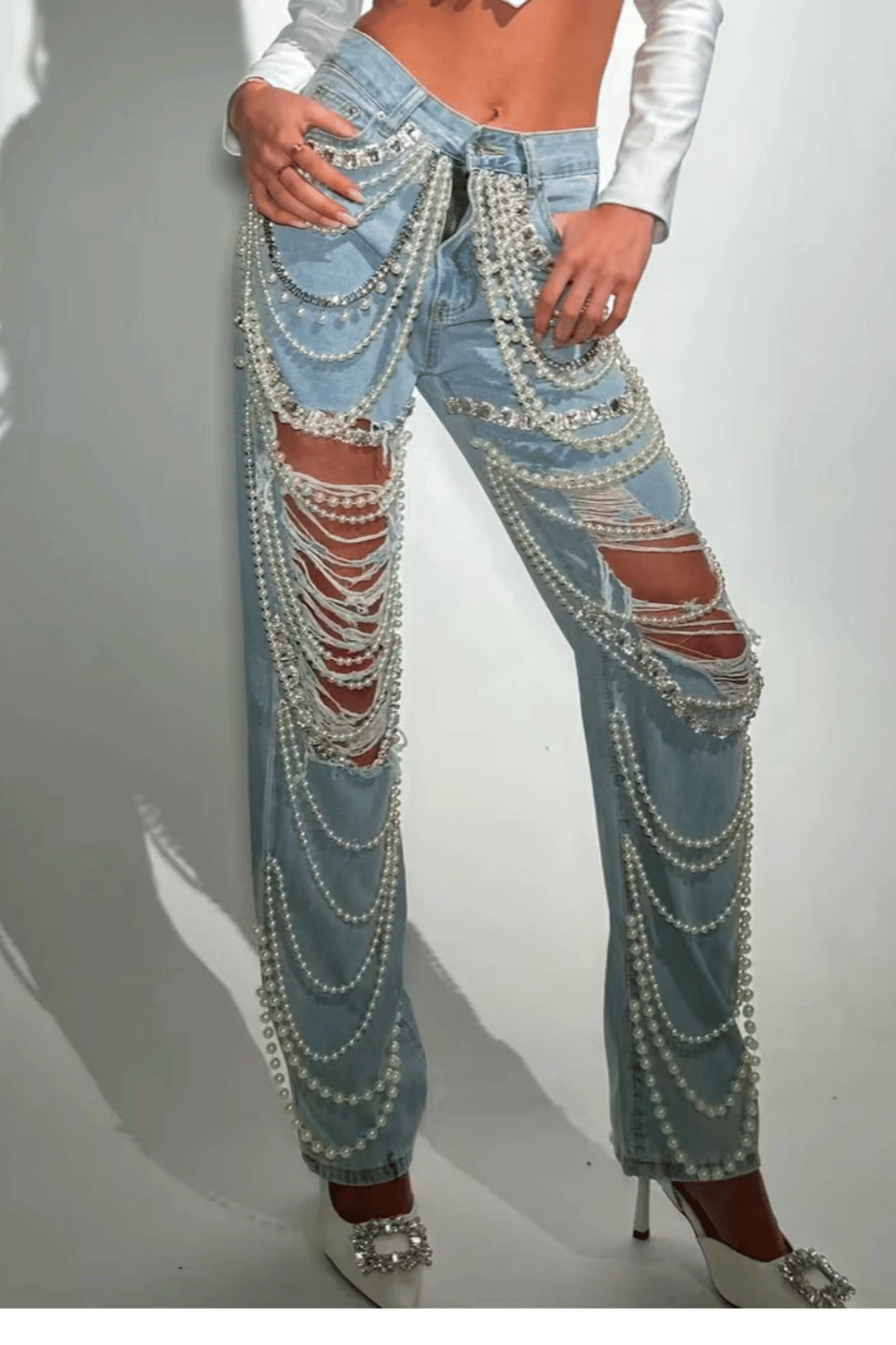 Best 25+ Deals for Rhinestone Embellished Jeans