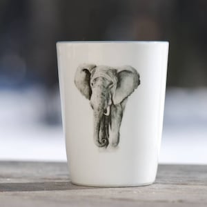 cup, mug, porcelain, africa, cup