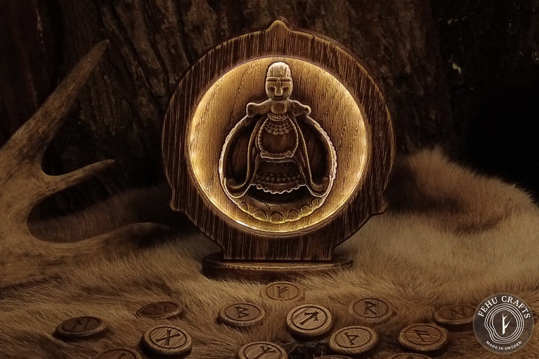 Freya - Brisingamen Lamp (norse Goddess) - Etsy