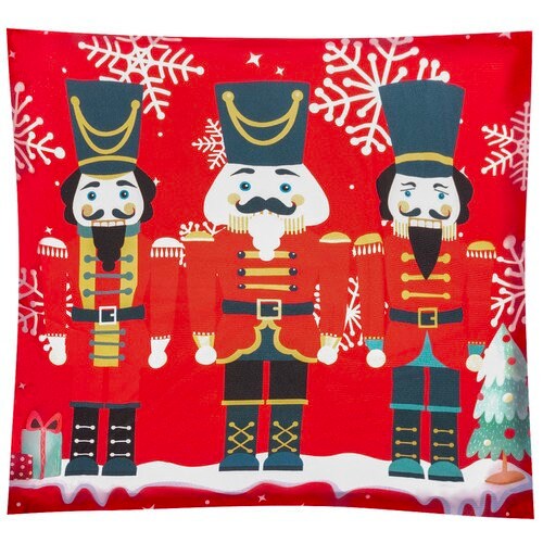 Kit de taie d'oreiller fait à la main,YSTP motif père Noël imprimé, toile  brodée, ensemble d'oreillers pour enfants, 43 x 43 cm, B - Cdiscount Maison