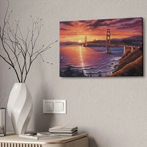 Golden Gate Bridge Canvas | SF #2