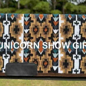 Handmade Western show Ranch PAD, Western show Pad / Saddle Pad, Saddle Blanket, Horse Riding Show Blanket, Saddle Blankets