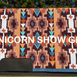 Handmade Western show Ranch PA, Western show Pad / Saddle Pad, Saddle Blanket, Horse Riding Show Blanket, Saddle Blankets