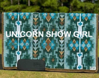 Handmade Western show RANCH PAD,Custom made Saddlepad Handmade Western show Saddle Pad Western show Pad /  Yucca Pad for Horse riding