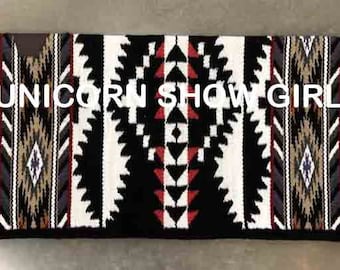 Handmade Western show RANCH PAD,Custom made Saddlepad Handmade Western show Saddle Pad Western show Pad /  Yucca Pad for Horse riding