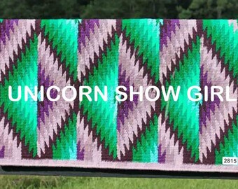 Handmade Western show RANCH PAD,Custom made Saddlepad Handmade Western show Saddle Pad Western show Pad /  Yucca Pad for Horse riding