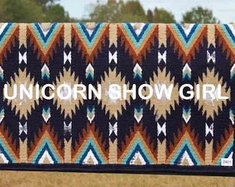 Handmade Western show RANCH PAD,Custom made Saddlepad Handmade Western show Saddle Pad Western show Pad /  Yucca Pad for Horse riding