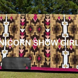 Handmade Western show Ranch PAD, Western show Pad / Saddle Pad, Saddle Blanket, Horse Riding Show Blanket, Saddle Blankets