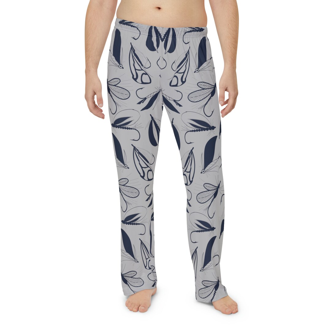 Men's Pajama Pants Fly Fishing Mens Fishing Pajama Pants Etsy