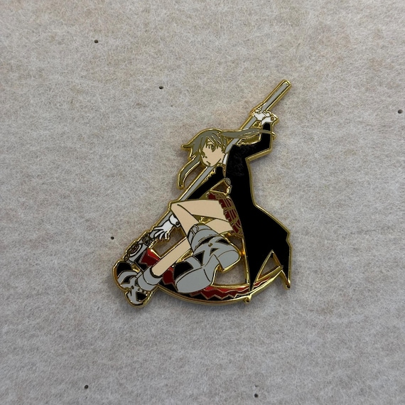 Soul Eater Crona Silver Enamel Pin – Anime Manga Badge Figure Collectible