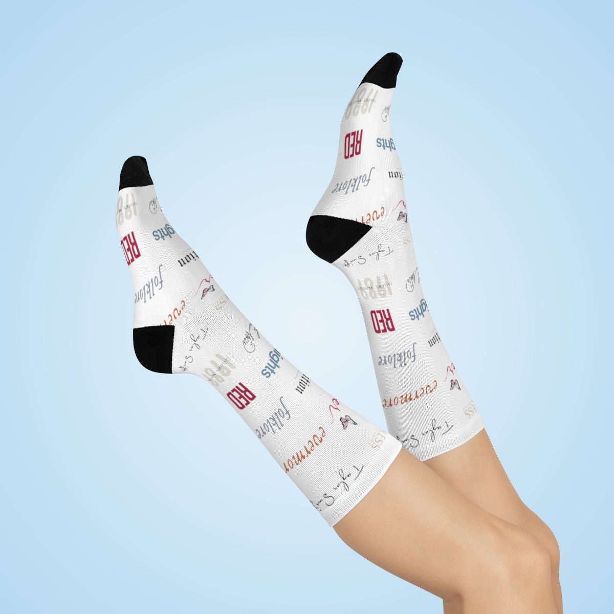 Discover Taylor Album Socks, Socks for taylor version Fans, Christmas Stocking fillers , The Eras Tour Socks, Folklore, Evermore, 1989, Reputation, Lover