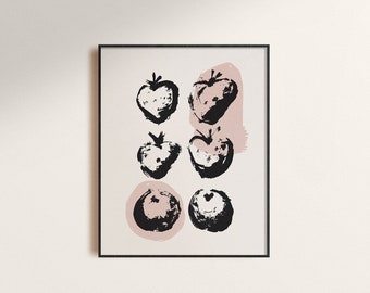 Fruit Print: Hand-Painted Visual Affirmation Poster (Digital Download)