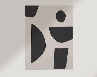 Abstract Consciousness Print: Hand-Cut Modern Art (Digital Download)