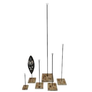 Socle pour masque Africain en bois, support, présentoir,  plusieurs hauteurs aux choix.