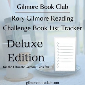 Rory Gilmore Reading Challenge Book Tracker Spreadsheet to PEF image 3