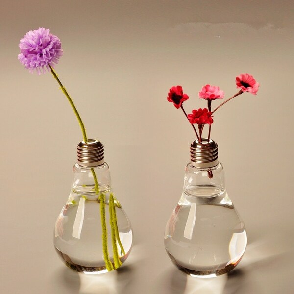 Light Bulb Vase Etsy
