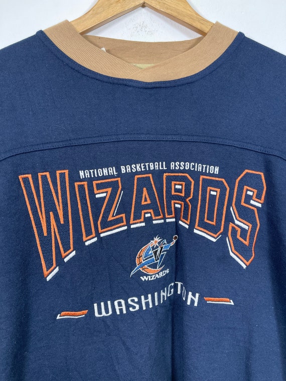 Felpa Lee Wizards Washington NBA, 1990ss , blu co… - image 3
