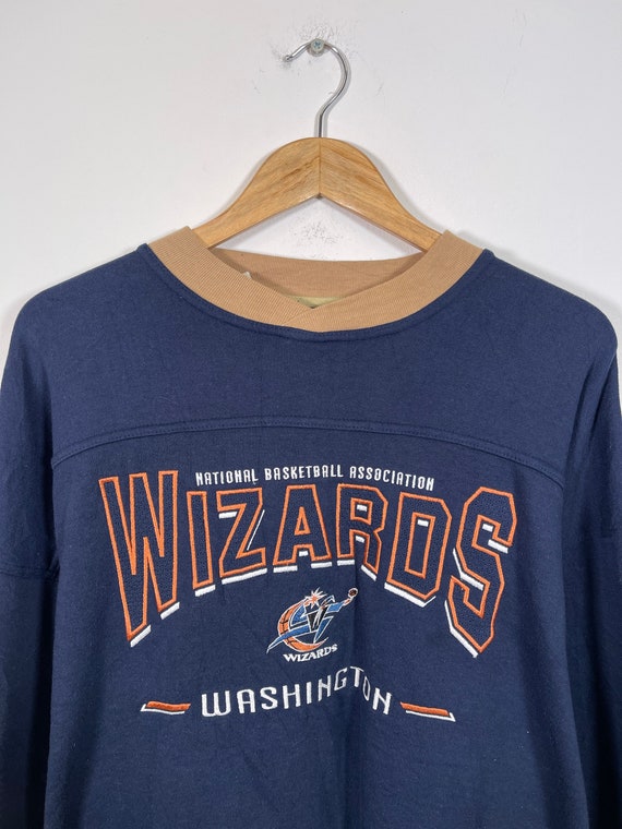 Felpa Lee Wizards Washington NBA, 1990ss , blu co… - image 2