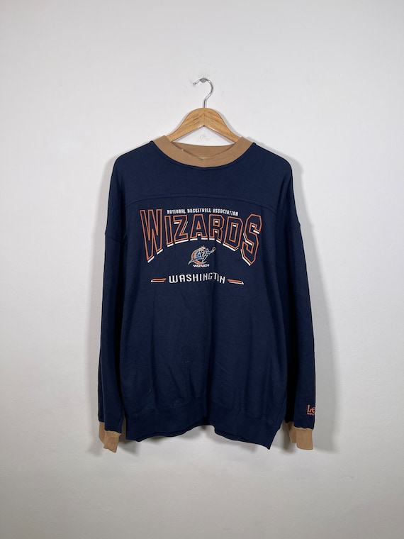 Felpa Lee Wizards Washington NBA, 1990ss , blu co… - image 1