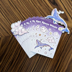 Space Whale Sticker Pack