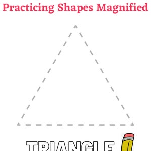 Practicing Shapes Worksheet - Etsy