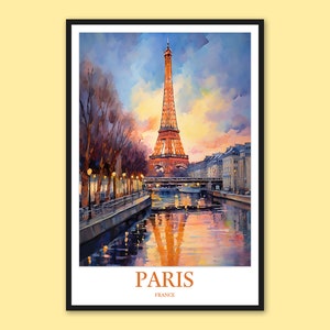 Paris Print Eiffel Tower Paris Poster Paris Travel Wall Art Paris Wall Art Paris Wall Decor France Wall Art Paris Gift Paris Art Paris Lover