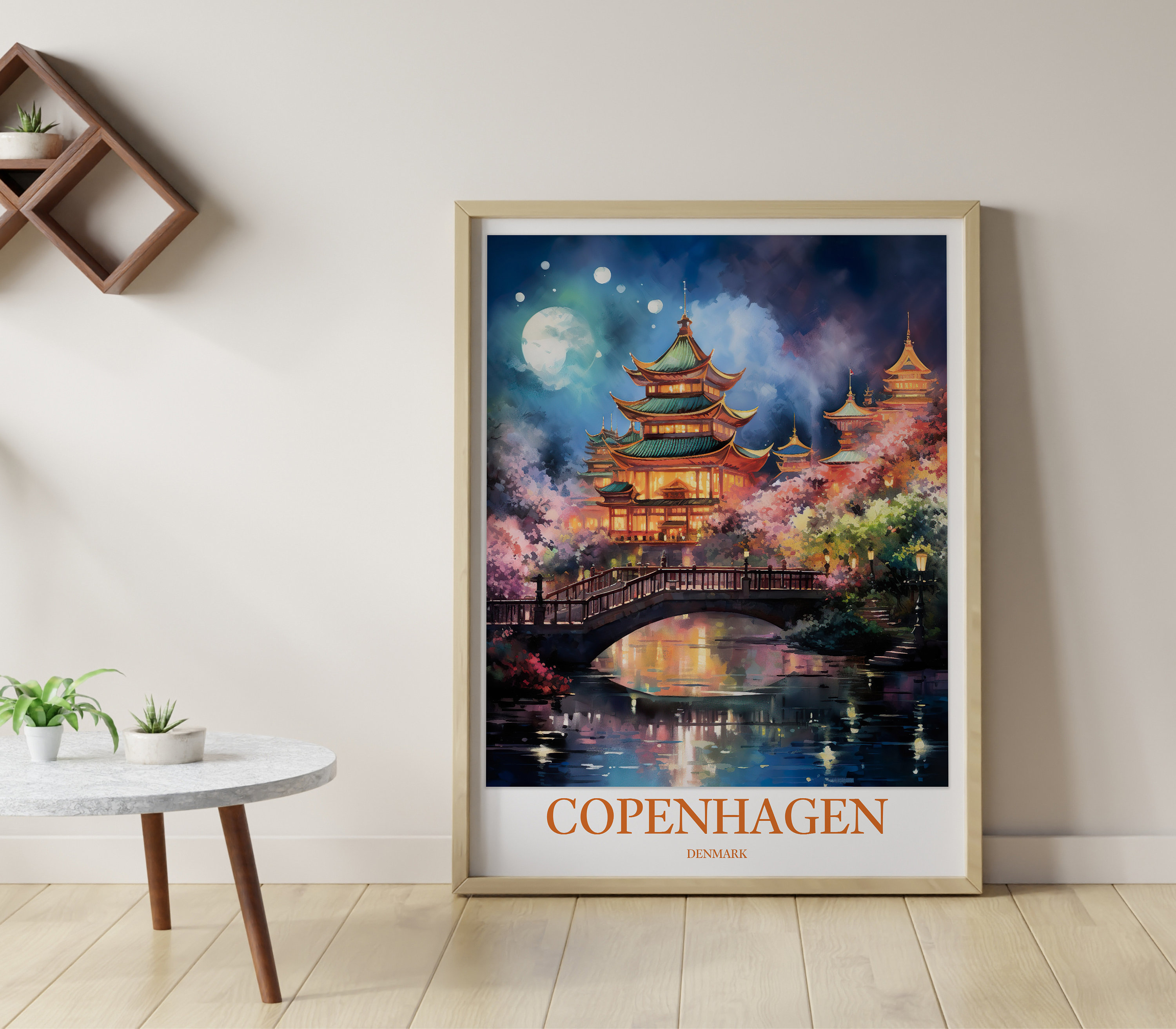 Copenhagen Poster Copenhagen Print Art Copenhagen Wall Art Copenhagen