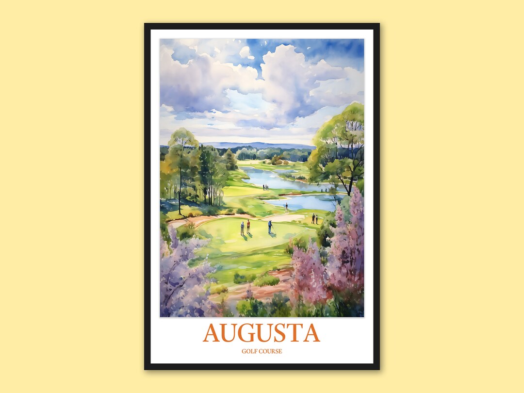 Augusta Golf Course Print: Travel Wall Art - Etsy