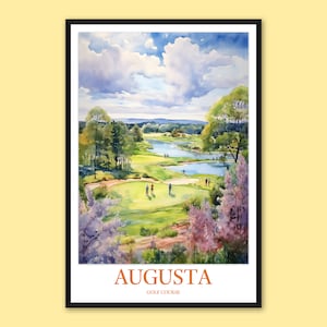 Augusta Golf Course Print: Travel Wall Art