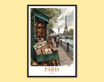 Print Eiffeltoren Parijs: kunst aan de muur reisposter