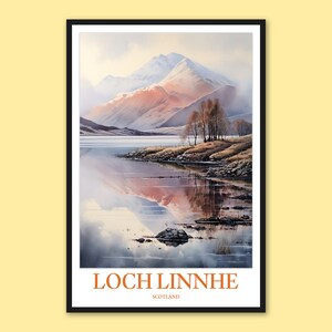 Loch Linnhe Scotland Print: Scottish Highlands Travel Wall Art