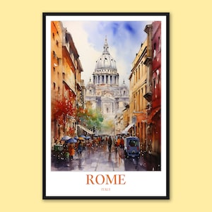 Rom Print Art Rom Wand Kunst Rom Poster Wand Rom Dekor Rom Reise Wand Kunst Italien Wand Kunst Rom Geschenk Rom Kunst Rom Liebhaber