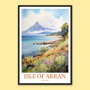 Isle of Arran Travel Print: Scotland Wall Art