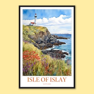 Isle of Islay Poster Isle of Islay Wall Art Isle of Islay Print Art Isle of Islay Wall Decor Isle of Islay Travel Wall Art Lover Island Art