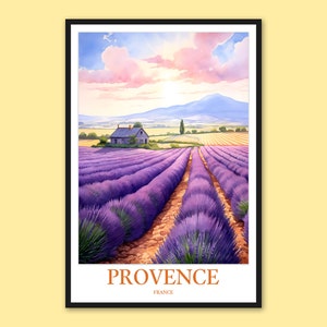 Provence Print Art Provence Poster Provence Wall Art Provence Wall Decor Provence Travel Wall Art Provence Gift Provence Lavender Poster