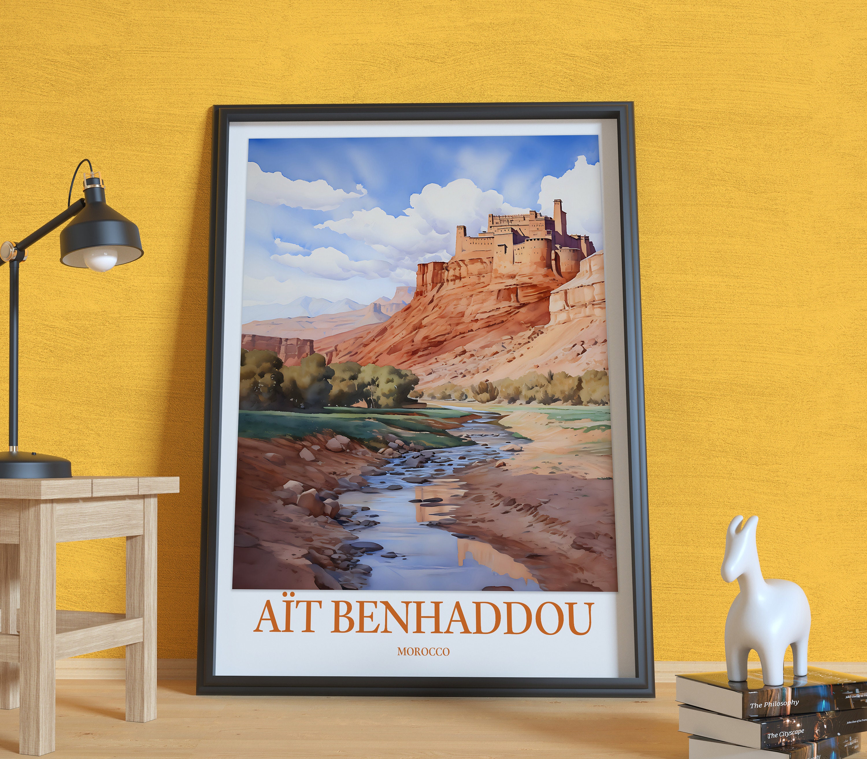 A t Benhaddou Poster A t Benhaddou Wall Art A t Benhaddou Etsy