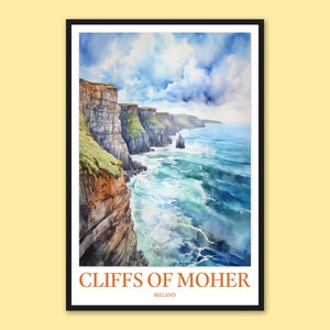 Cliffs of Moher Print: Ireland Travel Wall Art