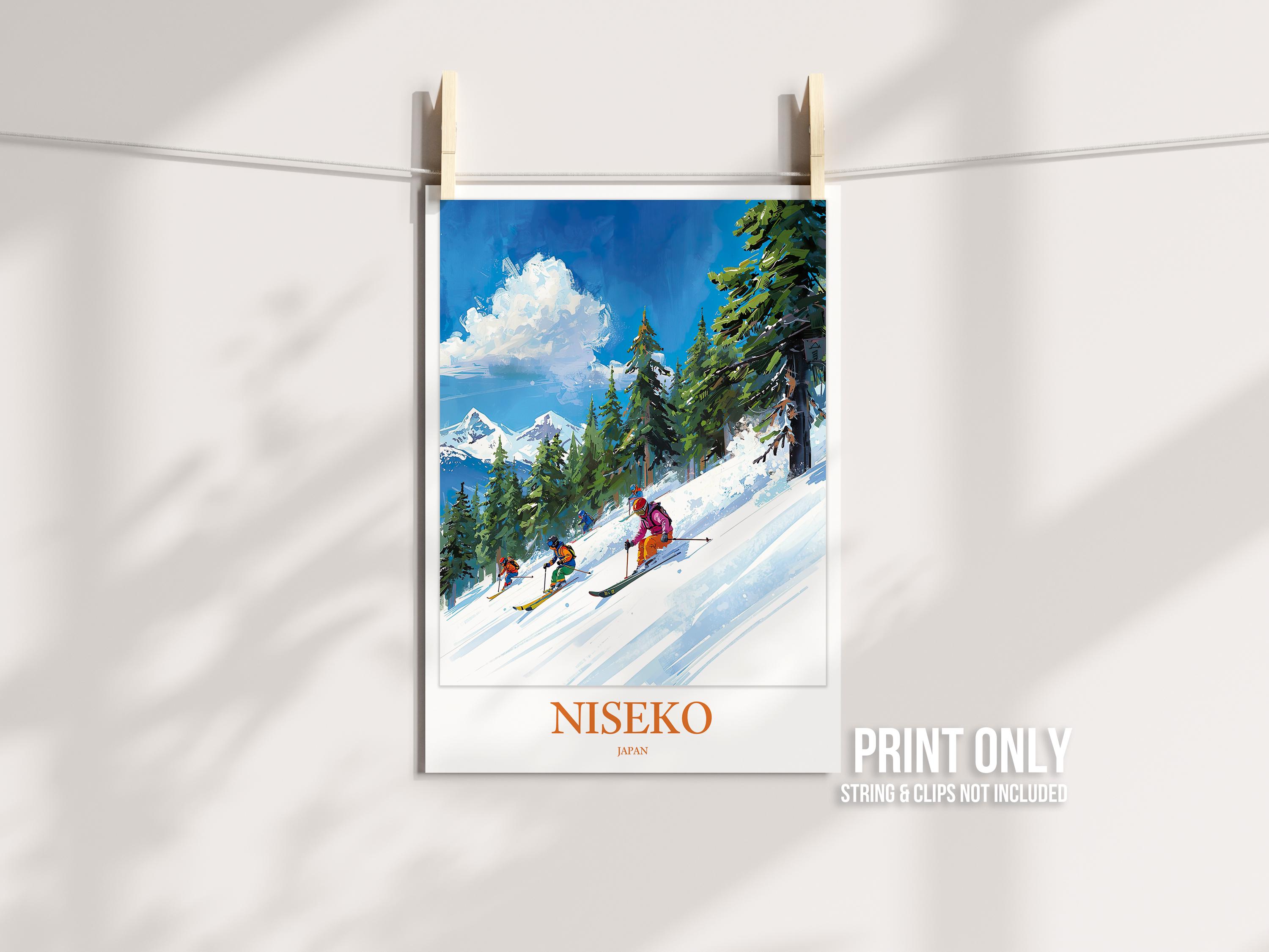 Niseko Ski Poster: Mount Yotei Winter Japan Travel Art - Etsy Canada