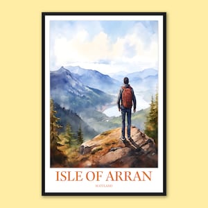 Isle of Arran Travel Print: Scotland Wall Art