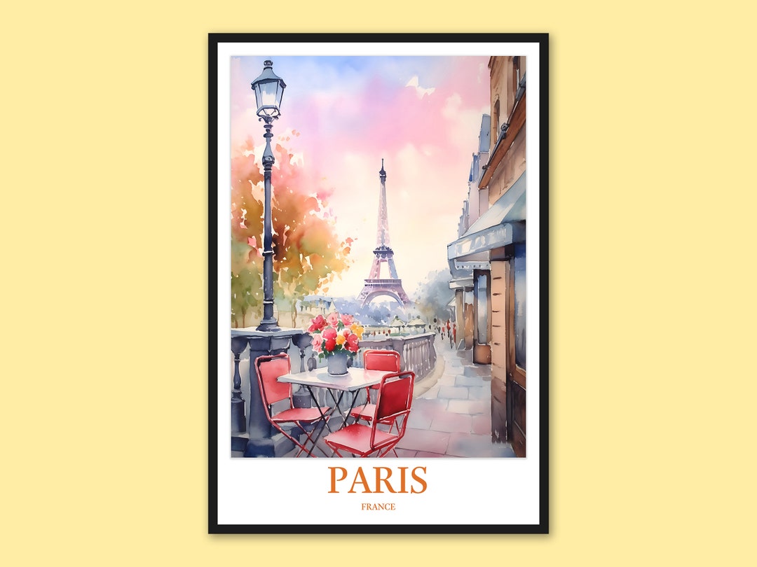 Kosmetiktasche 'Paris France' Mit Eiffelturm-Motiv | Reise-Geschenk Für Paris-Liebhaber, 23,5 X 17 Cm
